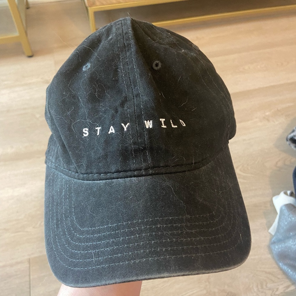 Atticus “Stay Wild” Black Baseball Cap
